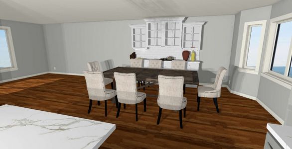visual of dining room