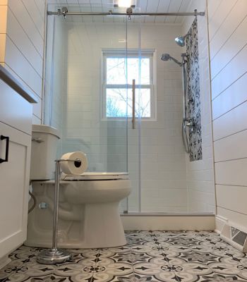 Stand Up Shower Added to Bathroom Remodeling Project on N. 71st St